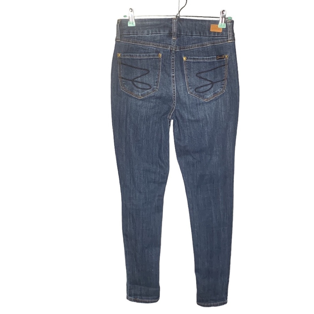 Seven7 HIGH RISE‎ TUMMYLESS SKINNY JEAN Size 6 - Picture 2 of 14